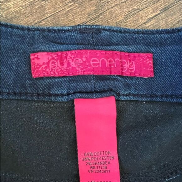 Pure Energy 24 Dark Blue Stretch Skinnies Jeggings feel Sz 24 /3X  NWT🏷 - Picture 14 of 15